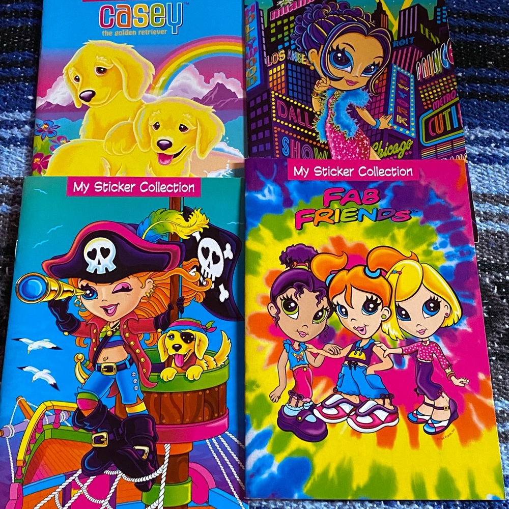 Lisa Frank My Sticker Collection Books